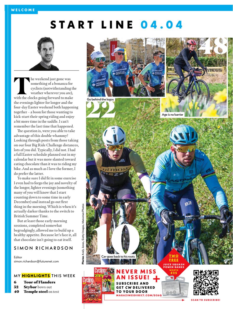 Cycling Weekly Preview Pages