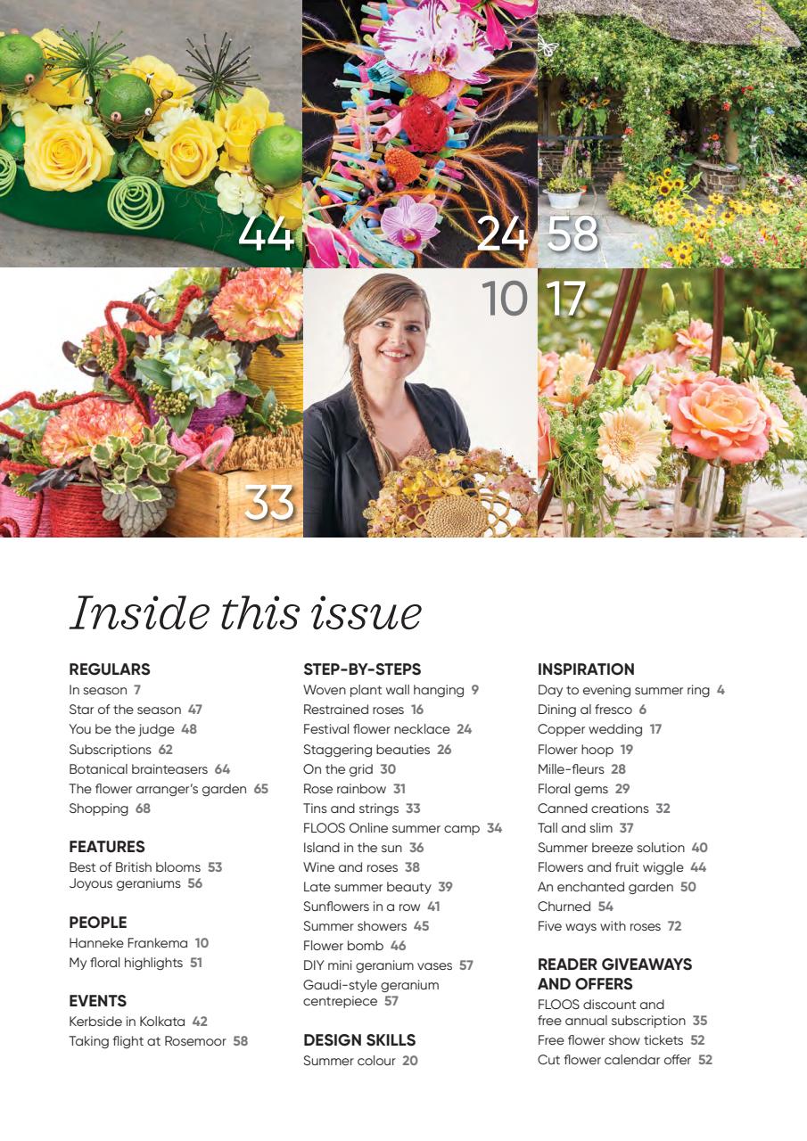 The Flower Arranger Preview Pages