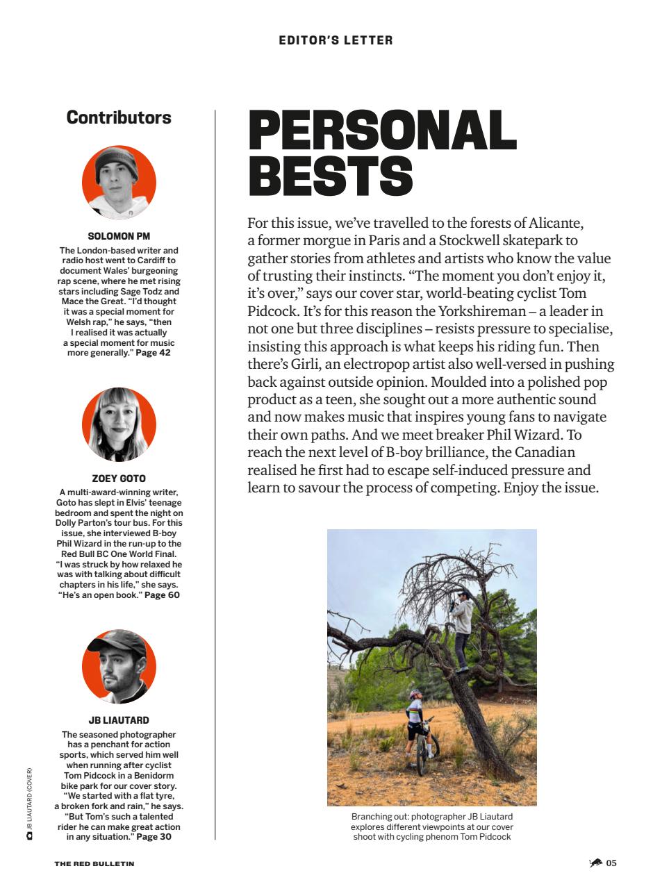 The Red Bulletin UK Edition Preview Pages