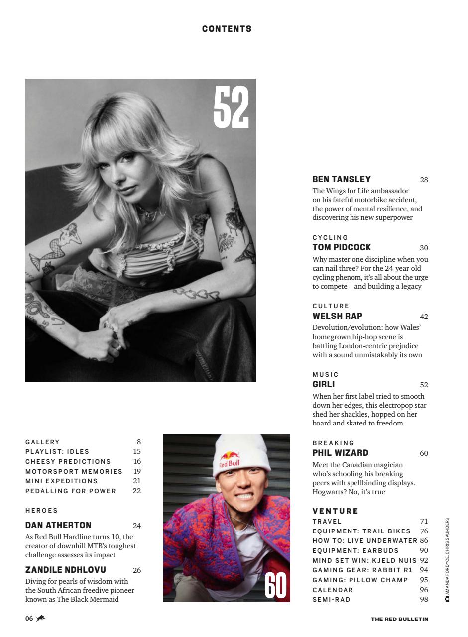 The Red Bulletin UK Edition Preview Pages