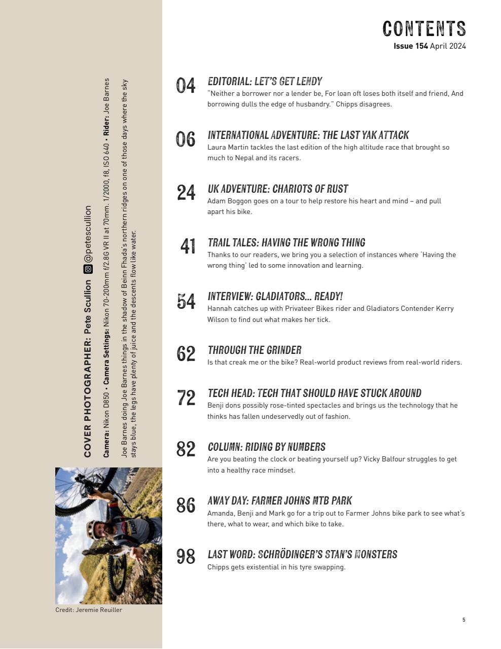 Singletrack Preview Pages