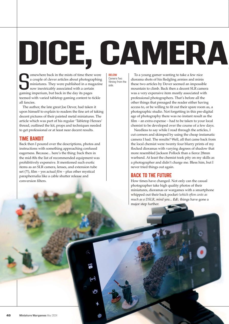 Miniature Wargames Preview Pages