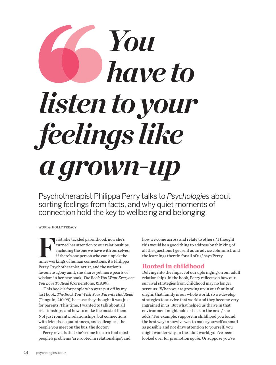 Psychologies Preview Pages
