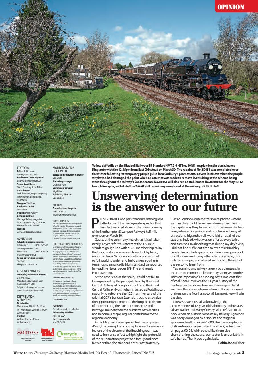 Heritage Railway Preview Pages