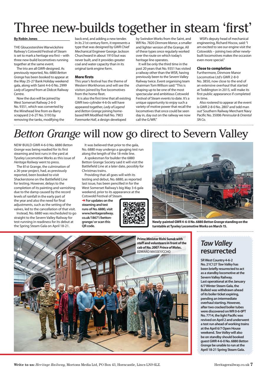 Heritage Railway Preview Pages