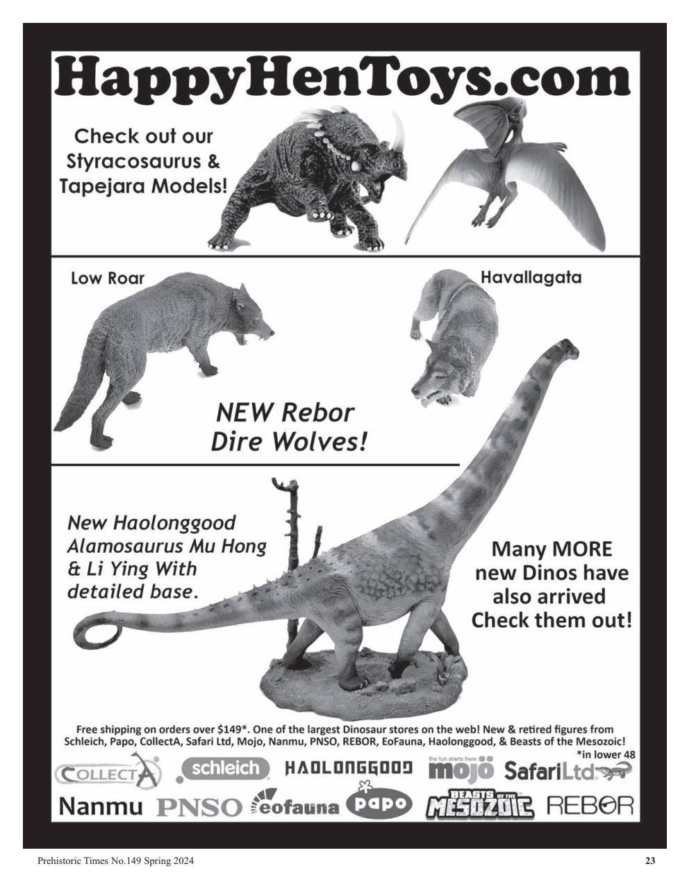 Prehistoric Times Preview Pages