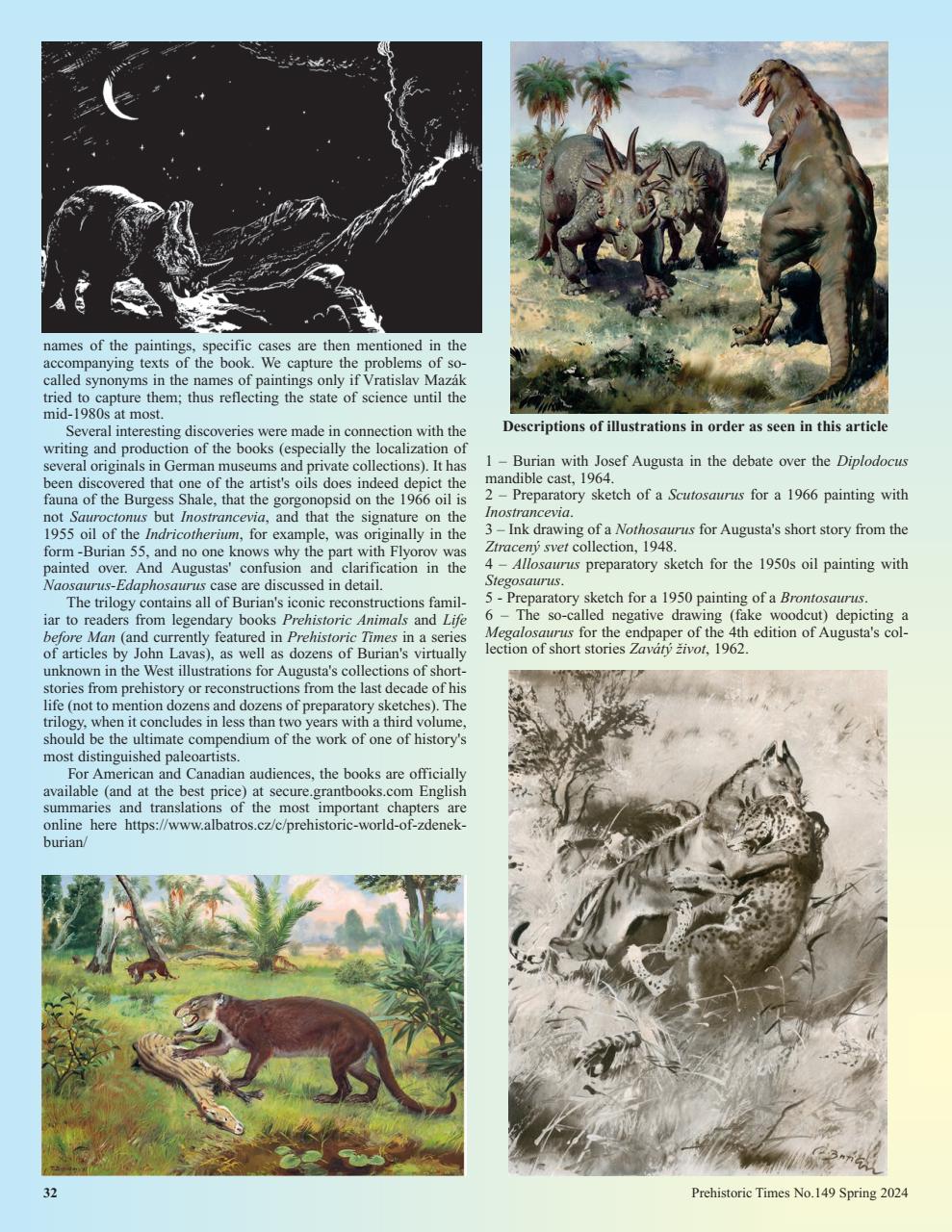 Prehistoric Times Preview Pages