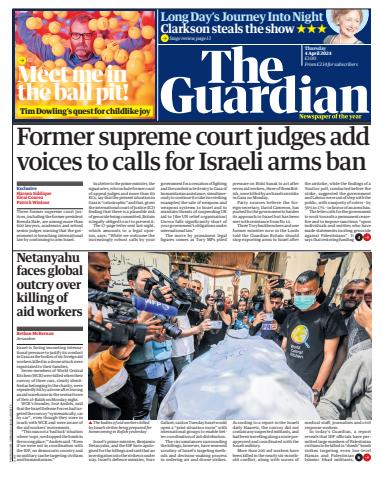 The Guardian Newspaper issue Thursday, April 4, 2024