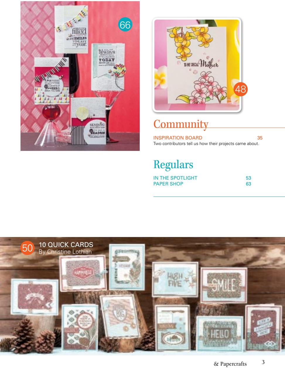Australian Cardmaking Stamping and Papercraft Preview Pages