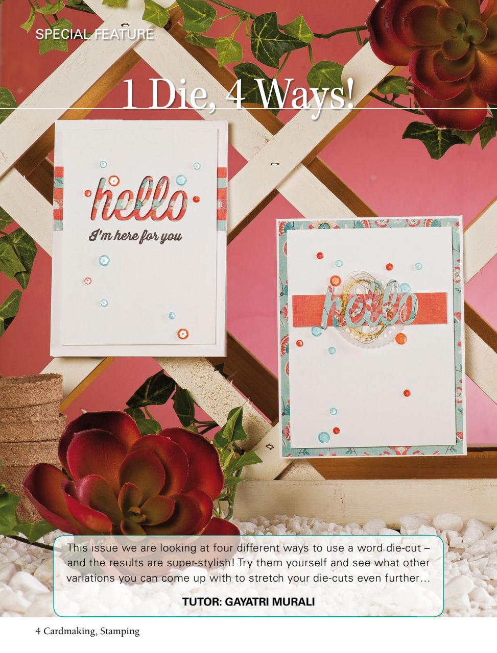 Australian Cardmaking Stamping and Papercraft Preview Pages