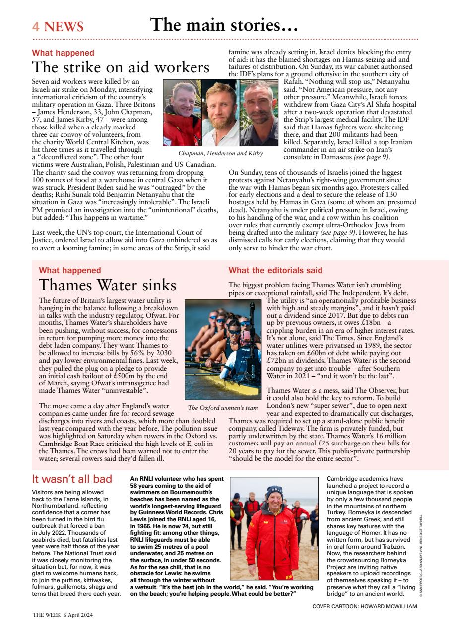 The Week Preview Pages