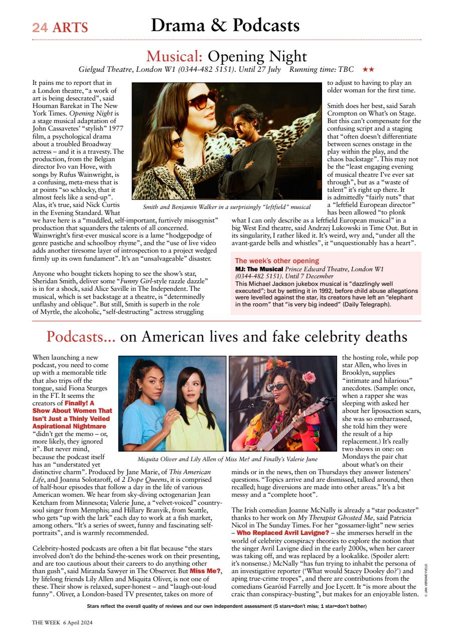 The Week Preview Pages