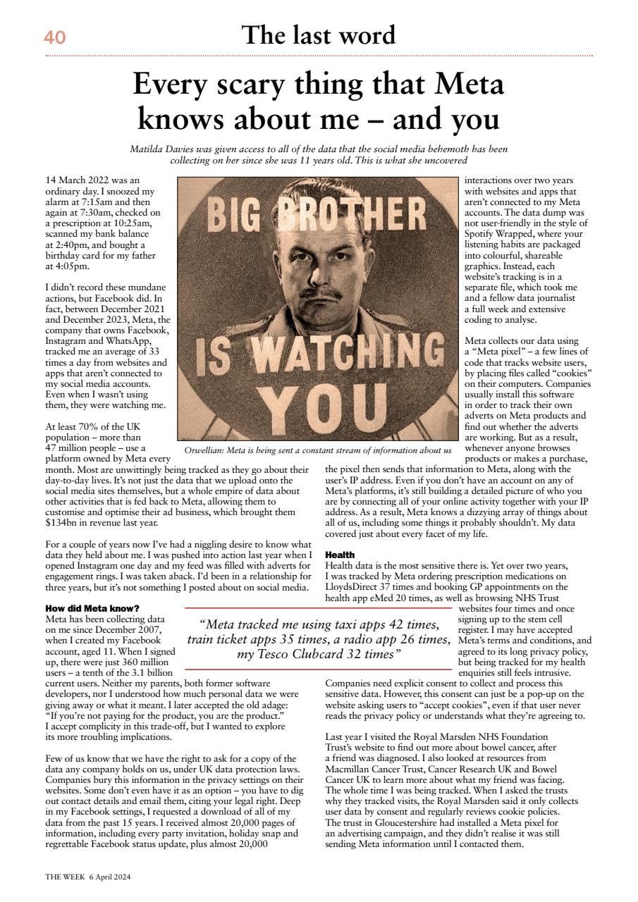 The Week Preview Pages