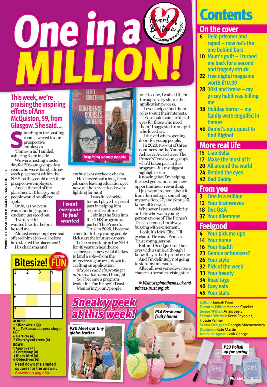 Pick Me Up Preview Pages