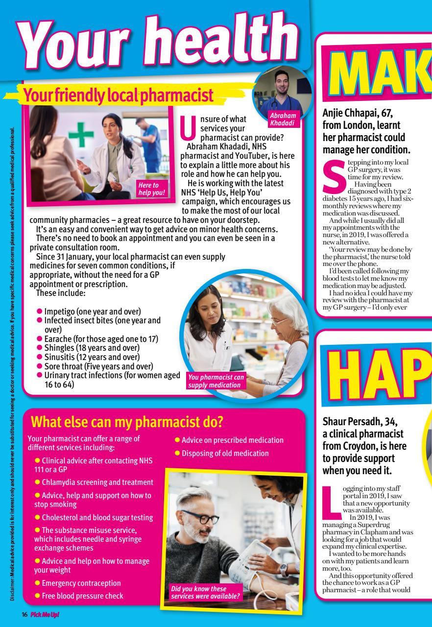 Pick Me Up Preview Pages