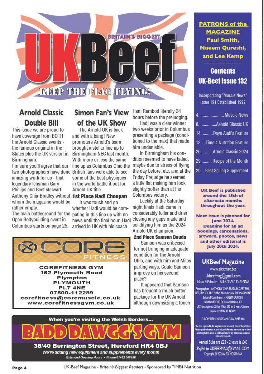 UK Beef Magazine Preview Pages