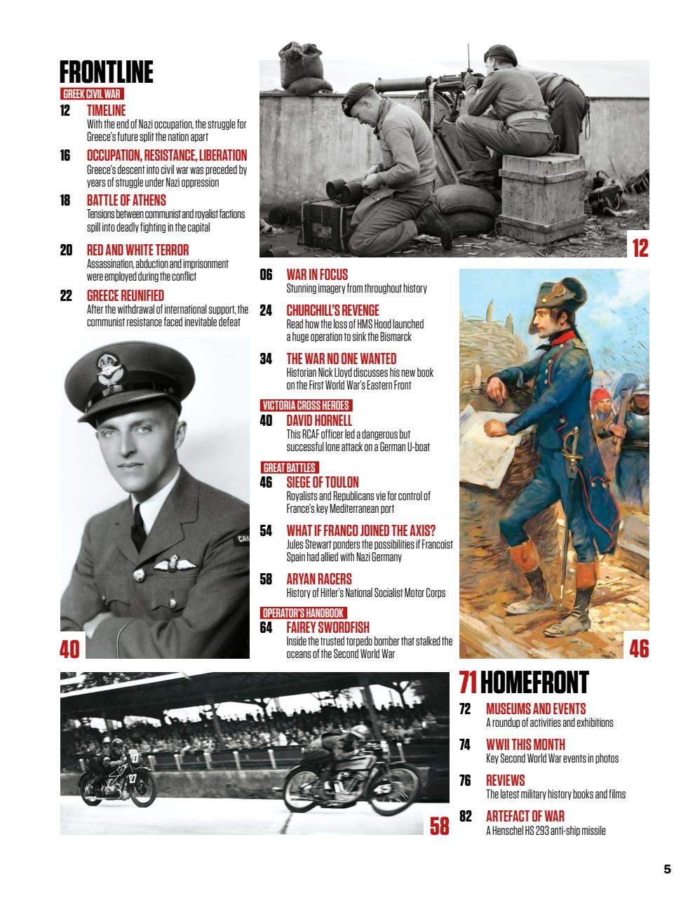 History of War Preview Pages