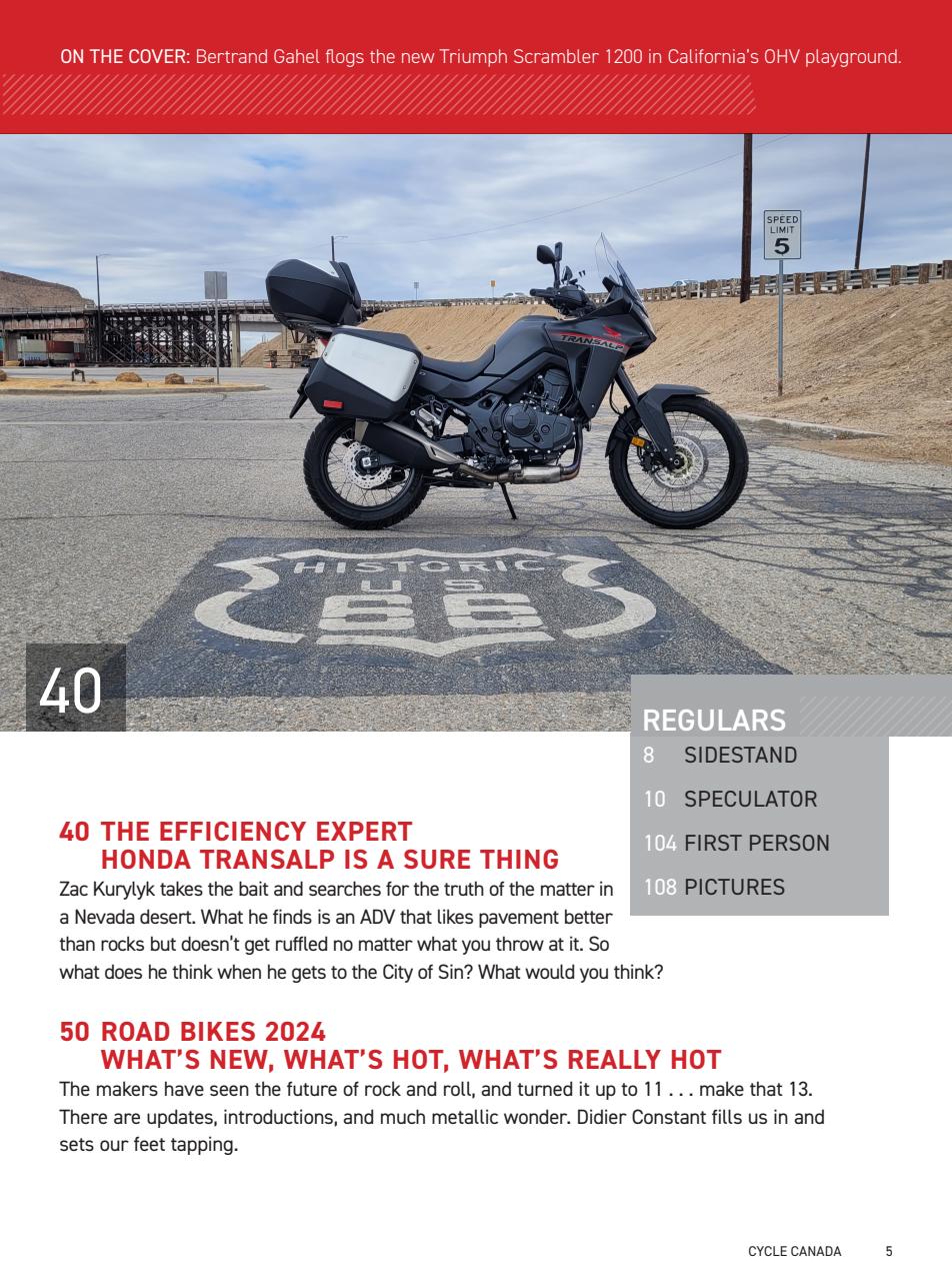 Cycle Canada Preview Pages