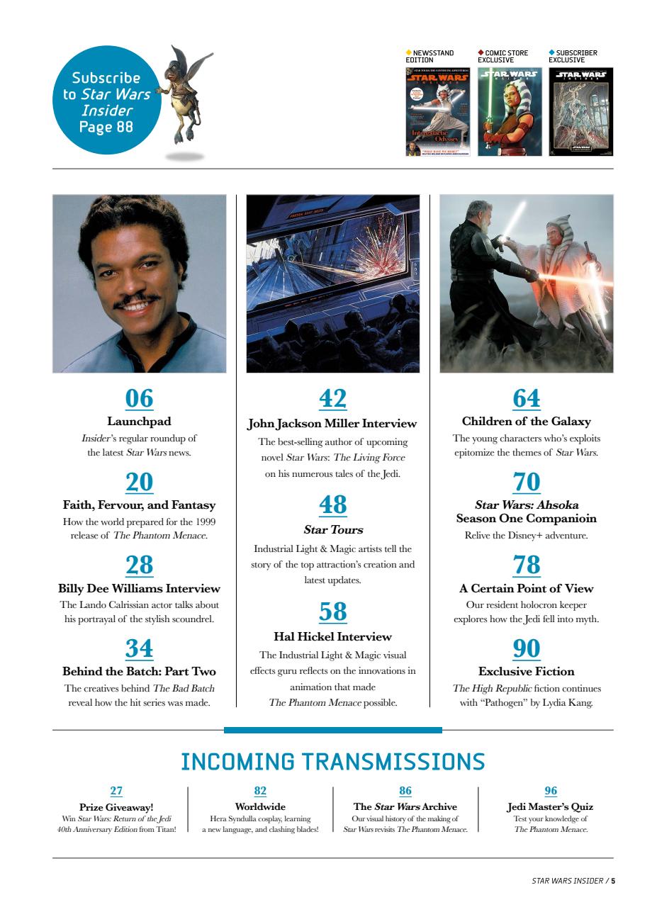 Star Wars Insider Preview Pages