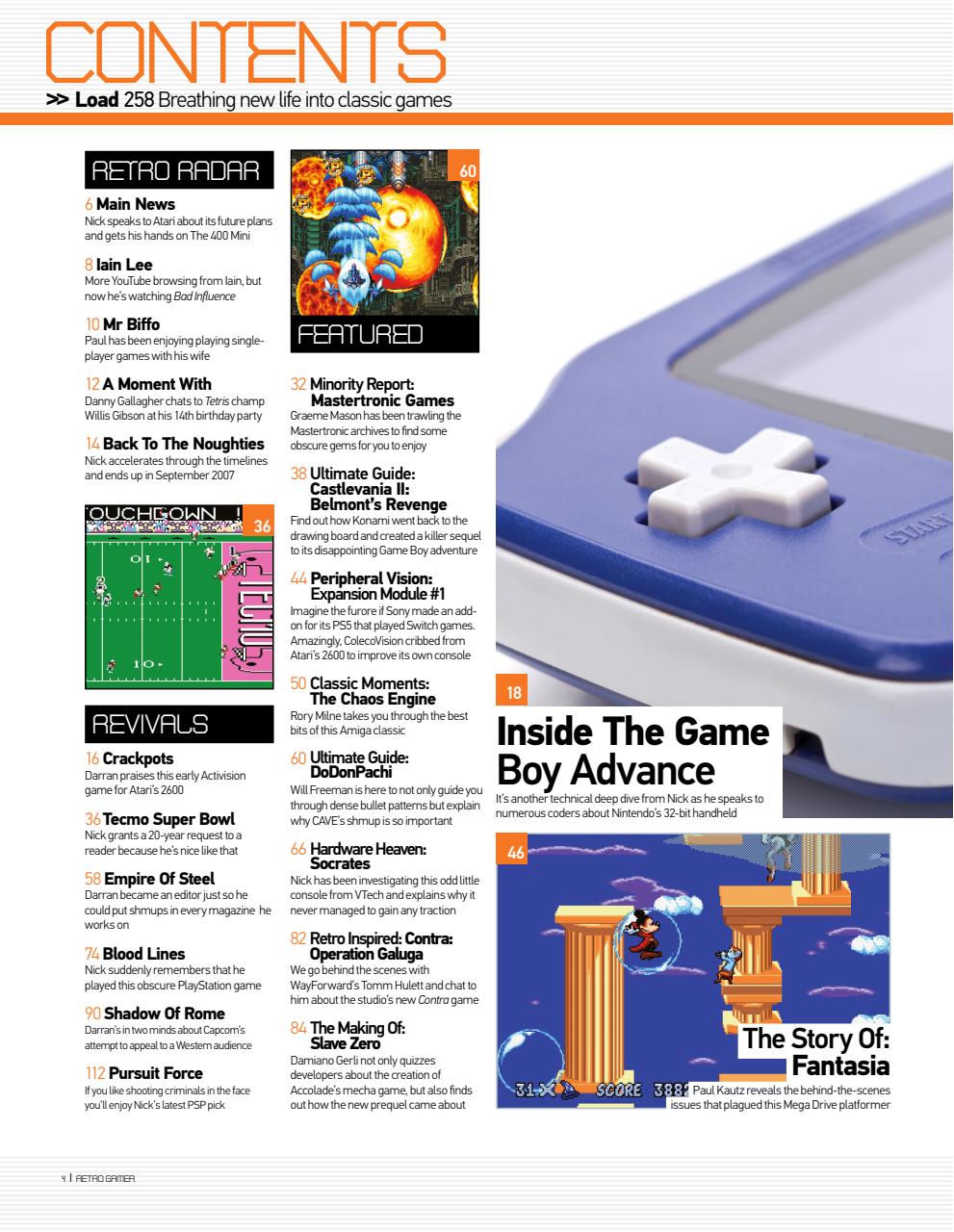 Retro Gamer Preview Pages