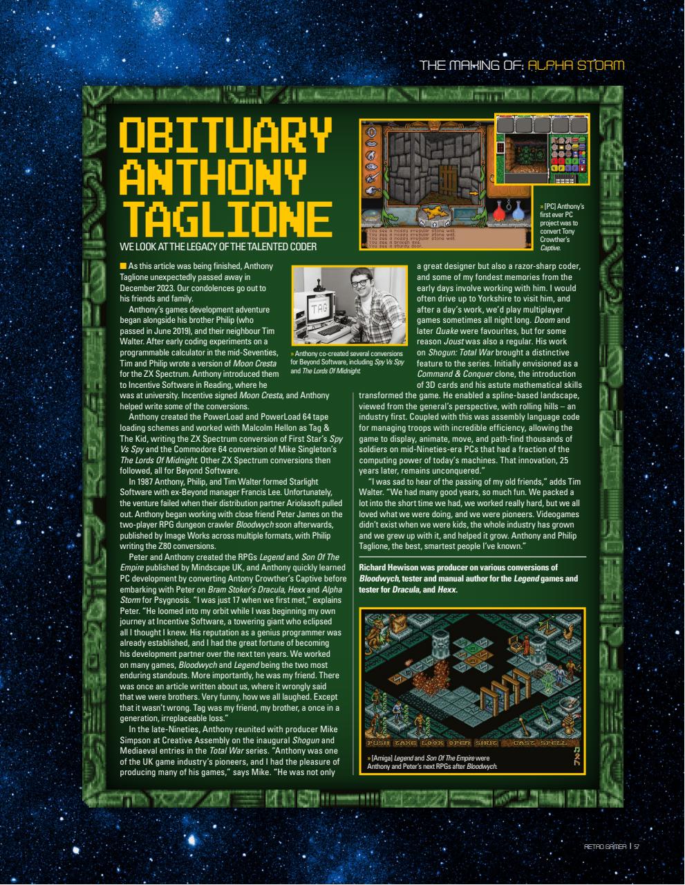 Retro Gamer Preview Pages
