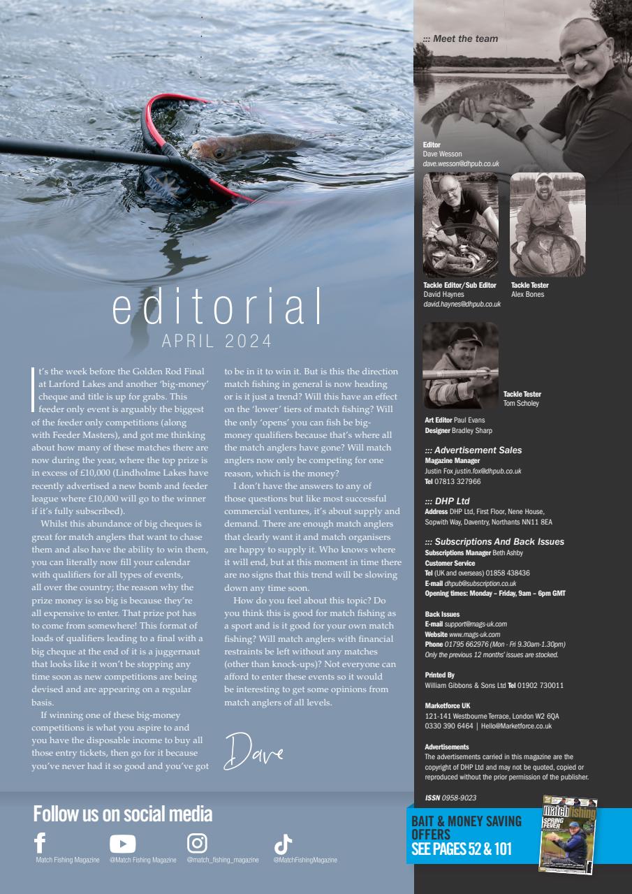 Match Fishing Preview Pages