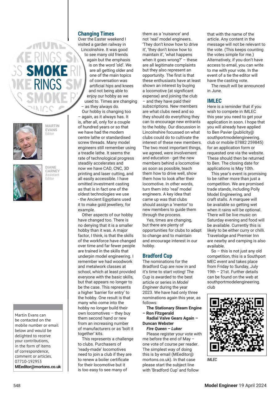 Model Engineer Preview Pages