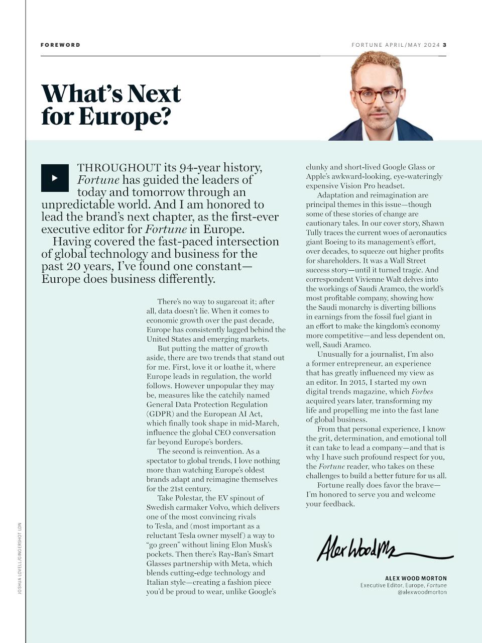 Fortune (Europe Edition) Preview Pages