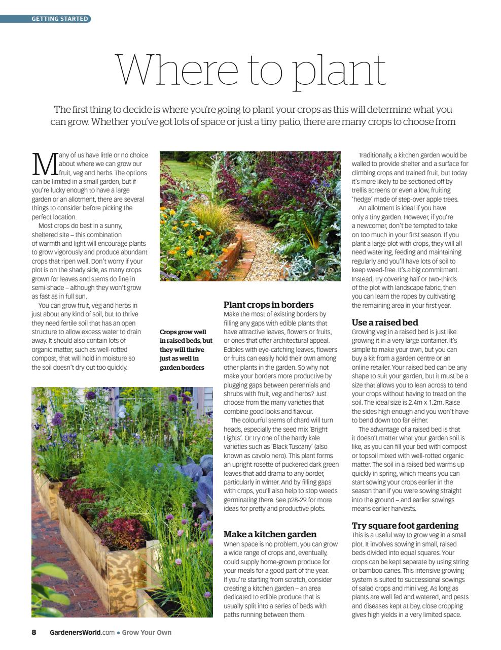 BBC Gardeners’ World Magazine Preview Pages