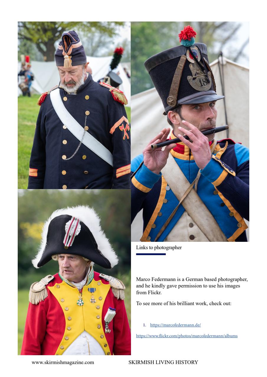 Skirmish Living History Preview Pages