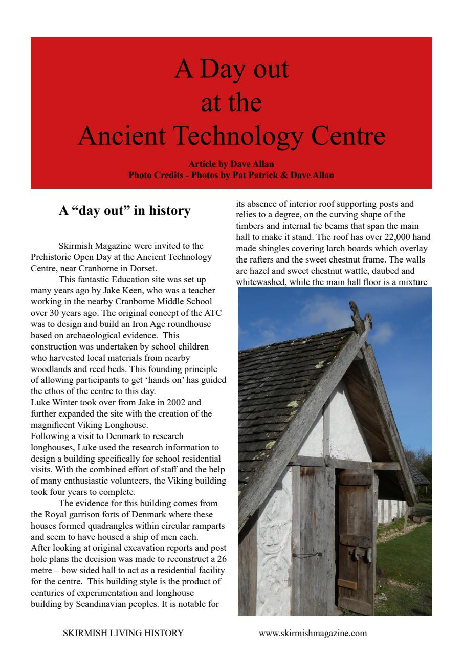 Skirmish Living History Preview Pages