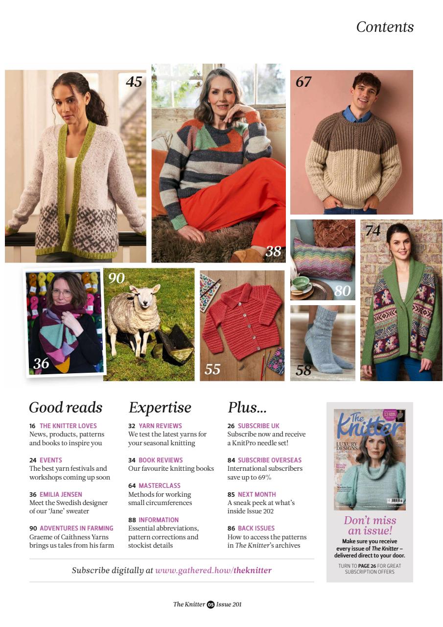The Knitter Preview Pages