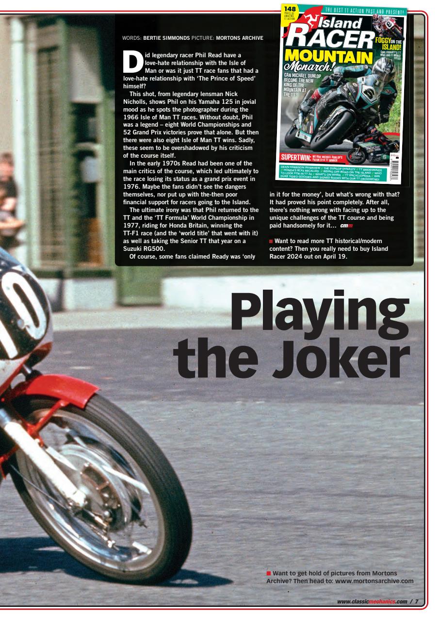 Classic Motorcycle Mechanics Preview Pages