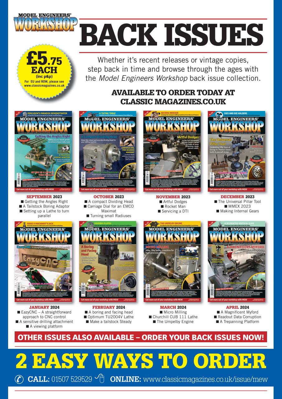 Model Engineer & Workshop Magazine Preview Pages