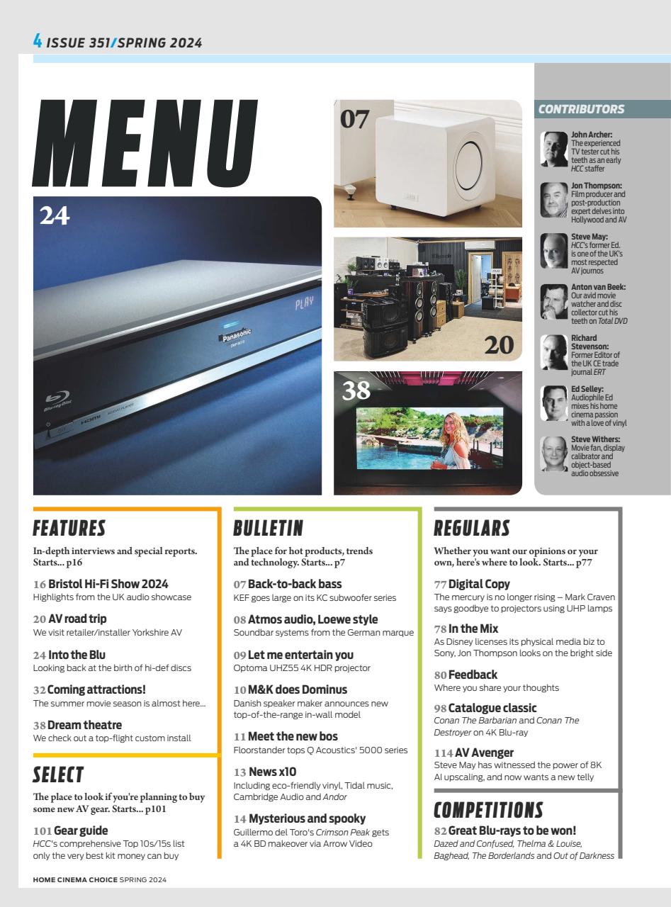 Home Cinema Choice Preview Pages