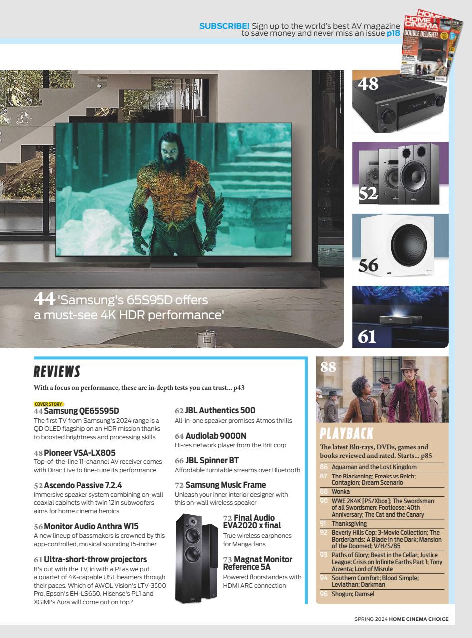 Home Cinema Choice Preview Pages