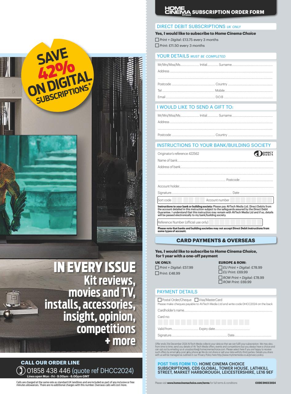 Home Cinema Choice Preview Pages