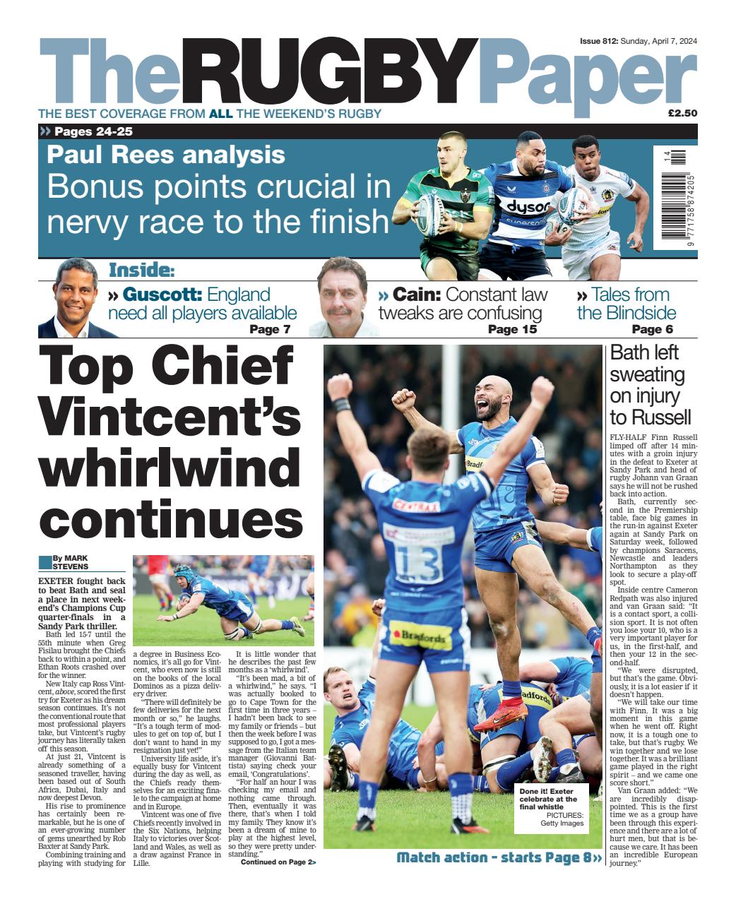 The Rugby Paper Preview Pages