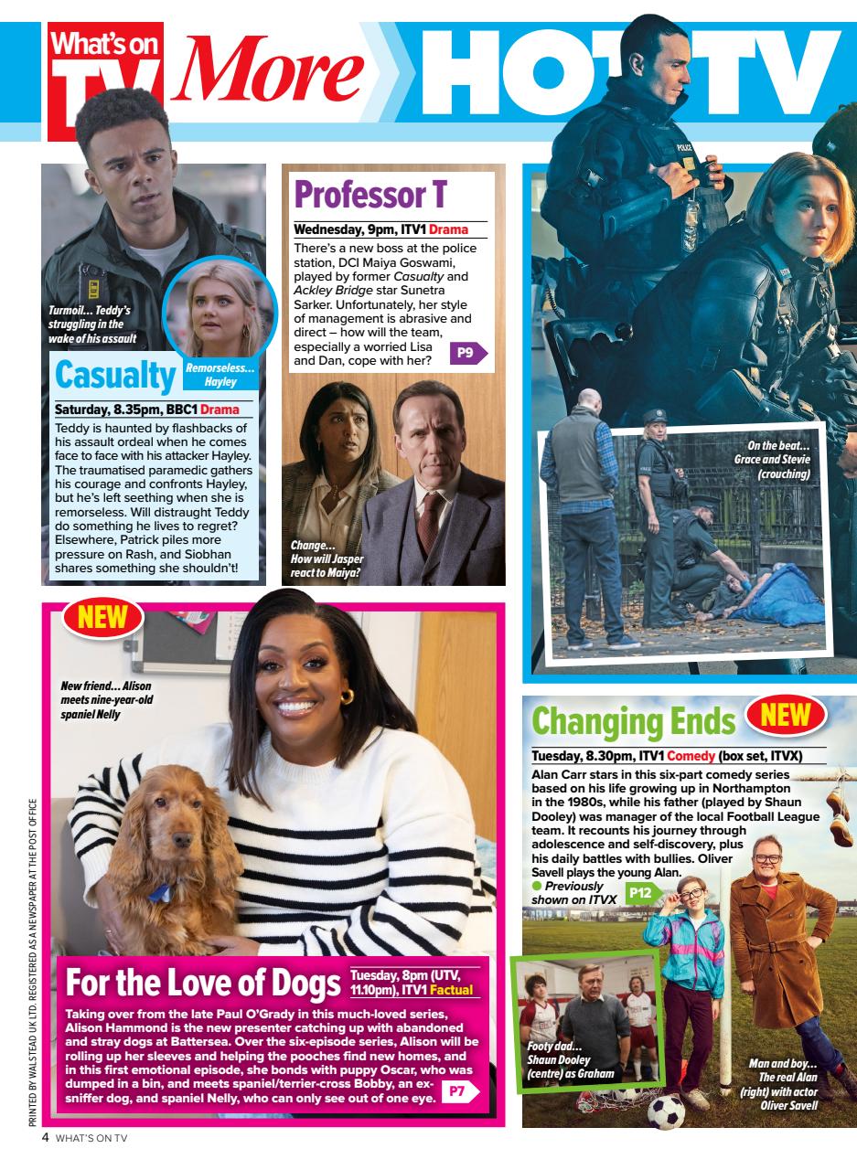 What's on TV Preview Pages