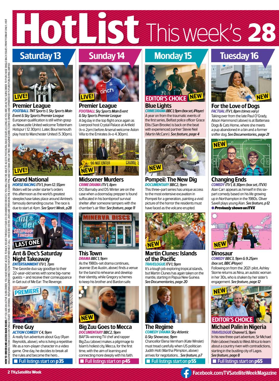 TV & Satellite Week Preview Pages