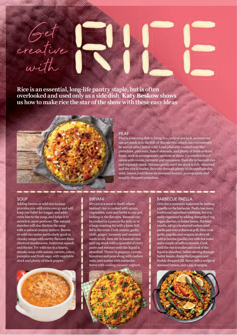Vegan Food & Living Magazine Preview Pages