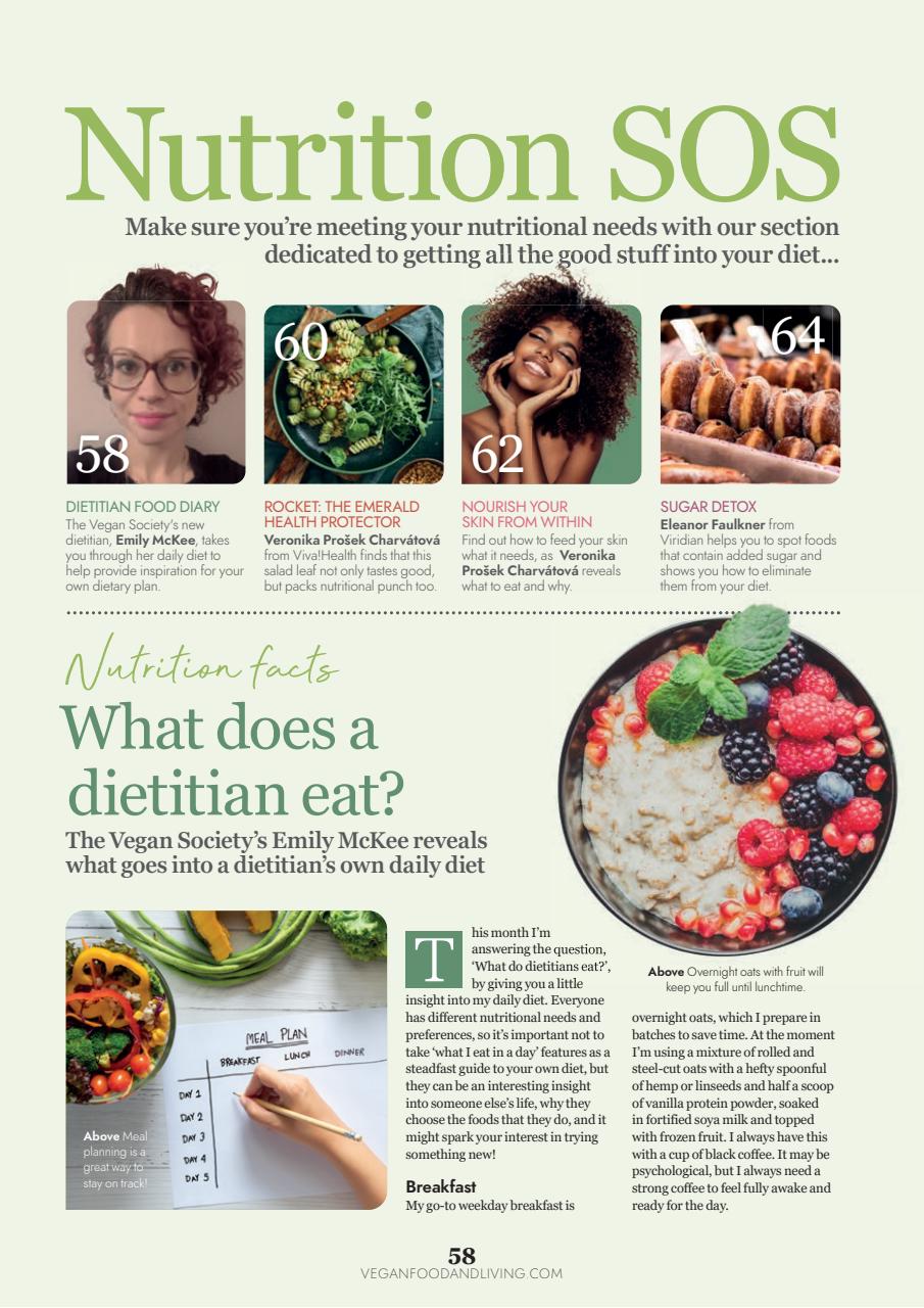 Vegan Food & Living Magazine Preview Pages