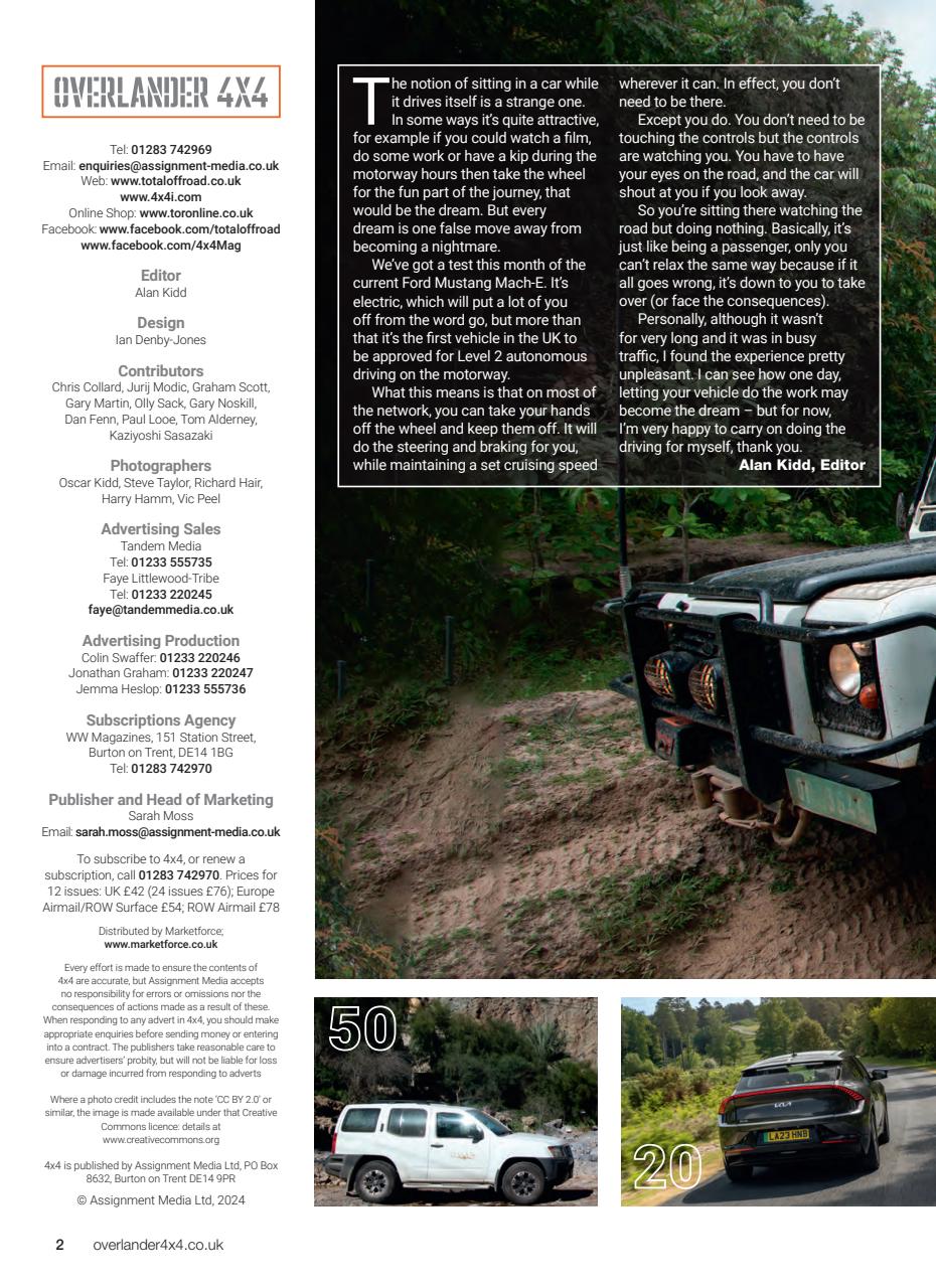 Overlander 4X4 Preview Pages