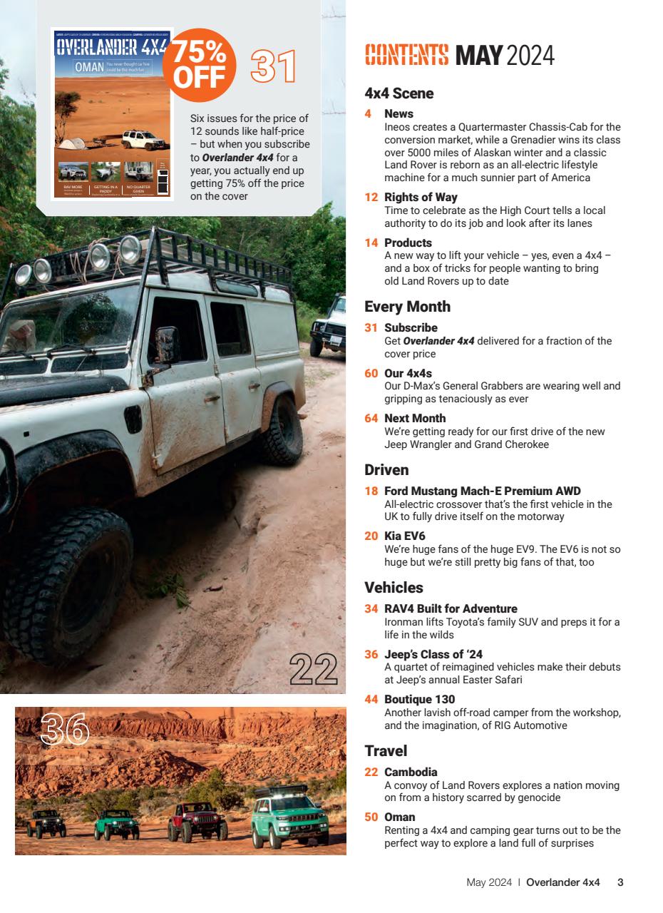 Overlander 4X4 Preview Pages