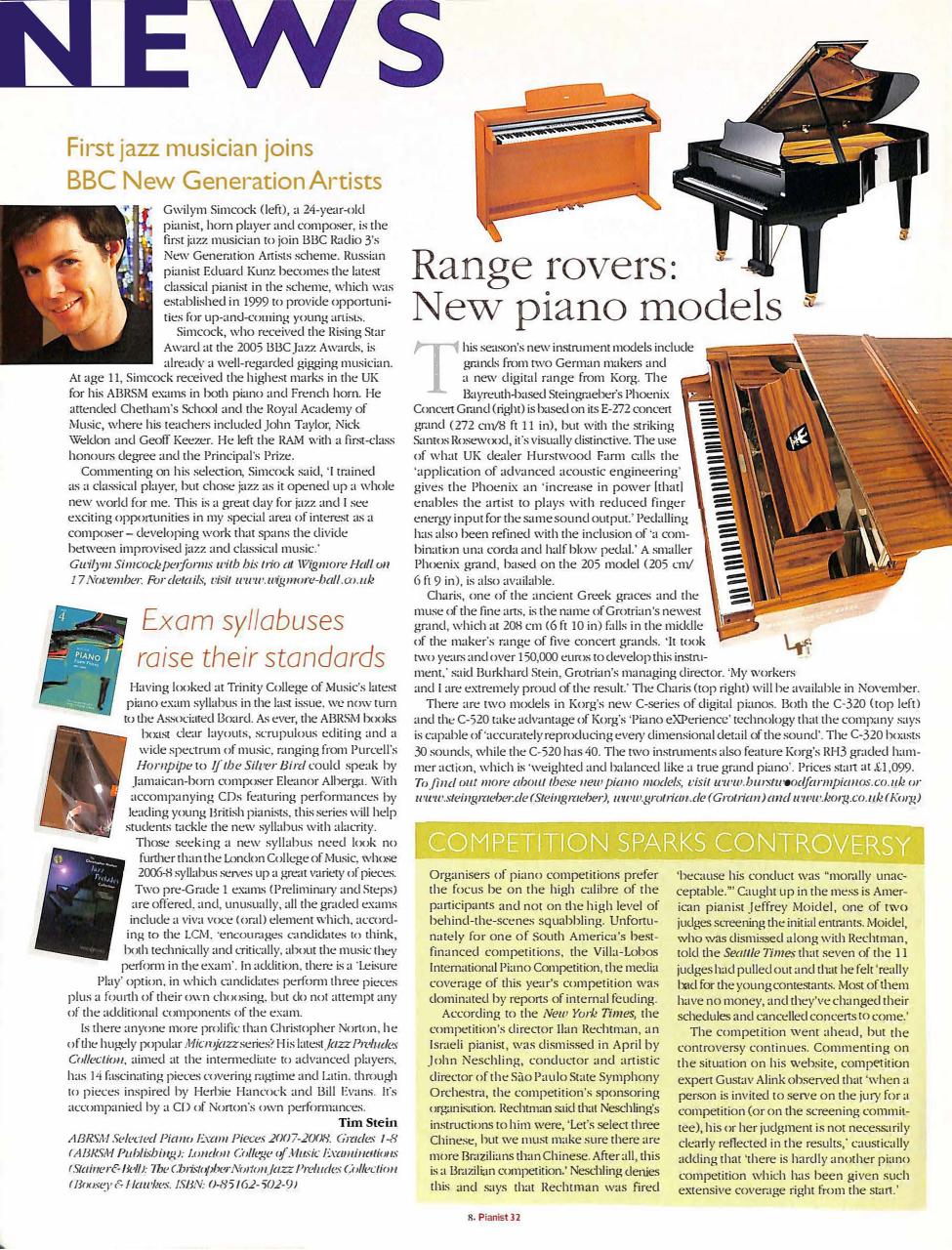 Pianist Preview Pages