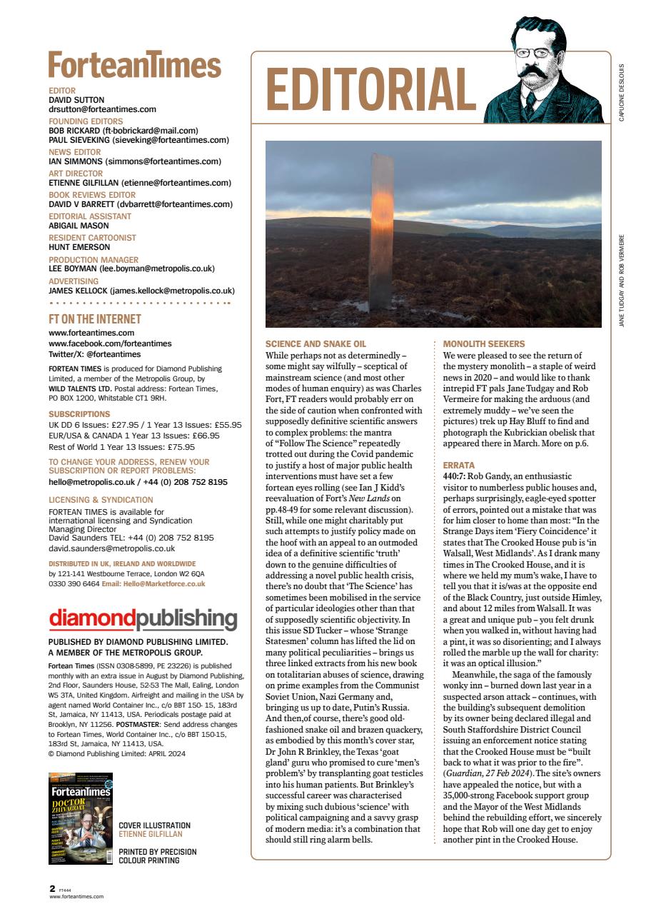Fortean Times Preview Pages