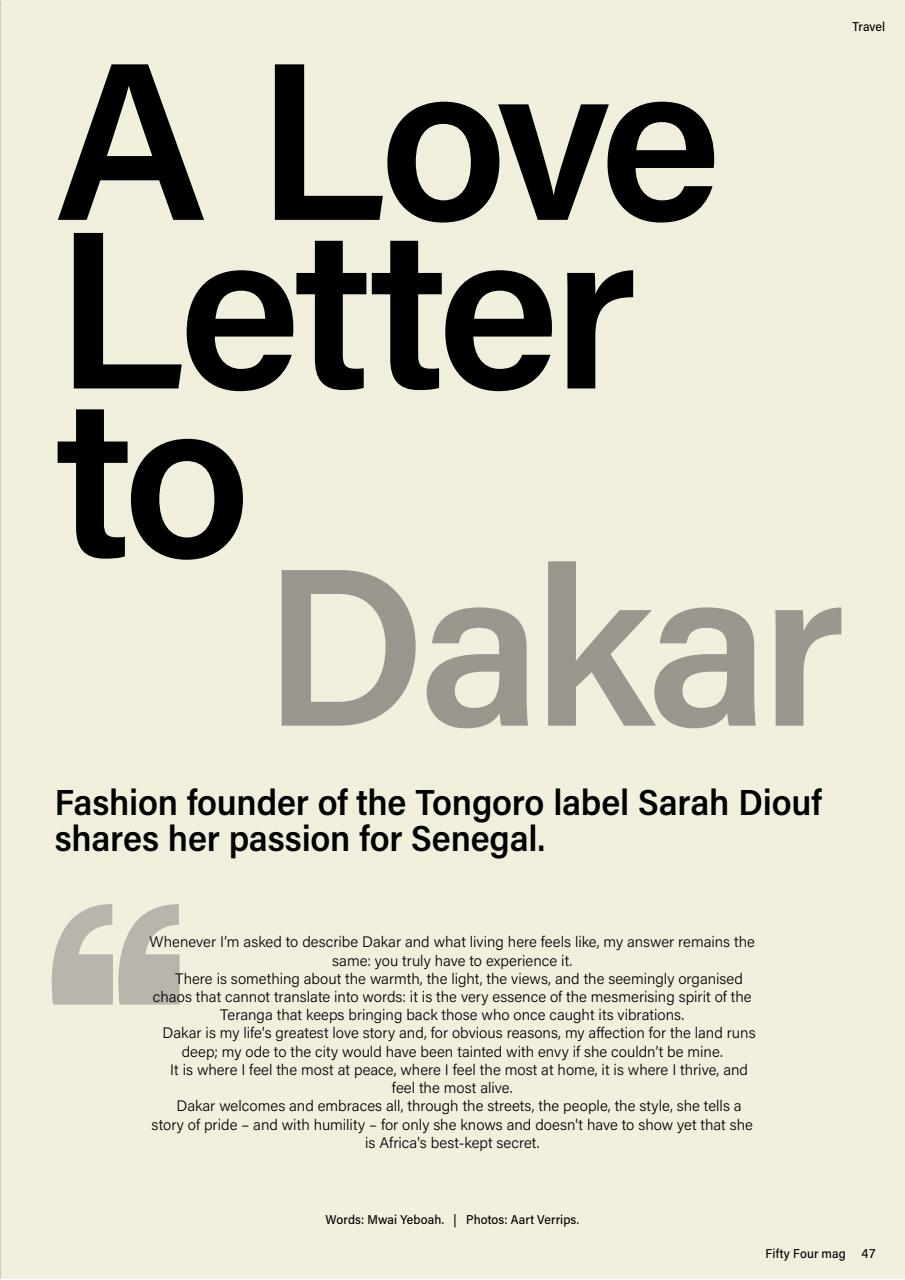 Fifty Four Magazine Preview Pages