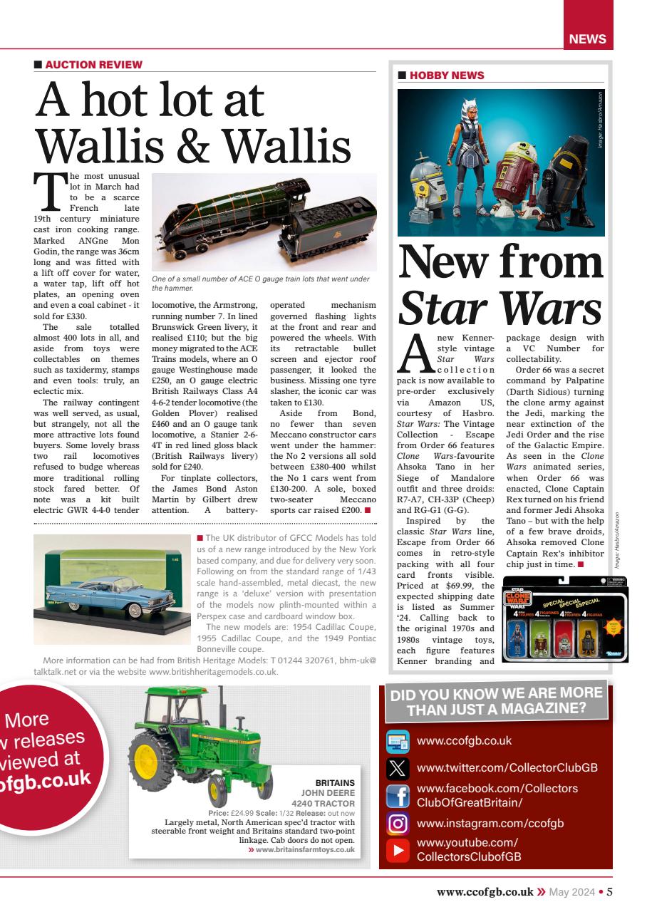 Collectors Gazette Preview Pages