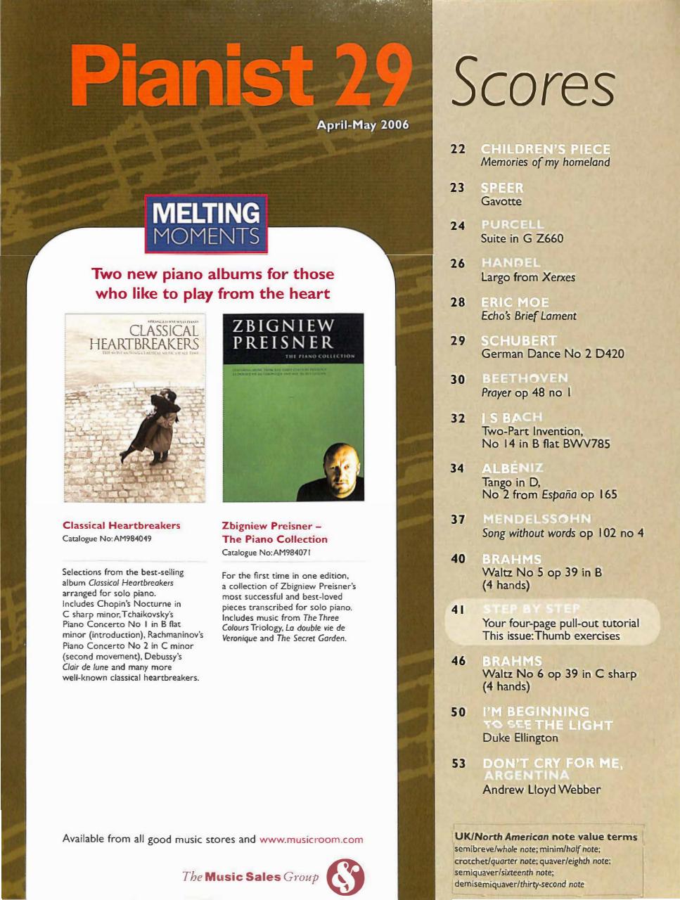 Pianist Preview Pages