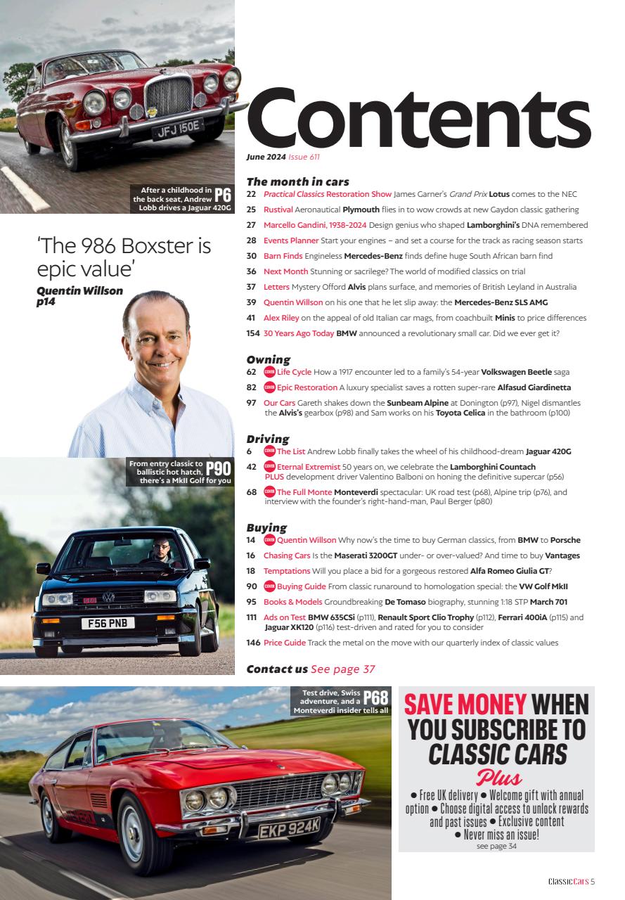 Classic Cars Preview Pages